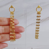 Chain Drape Dangle Earrings